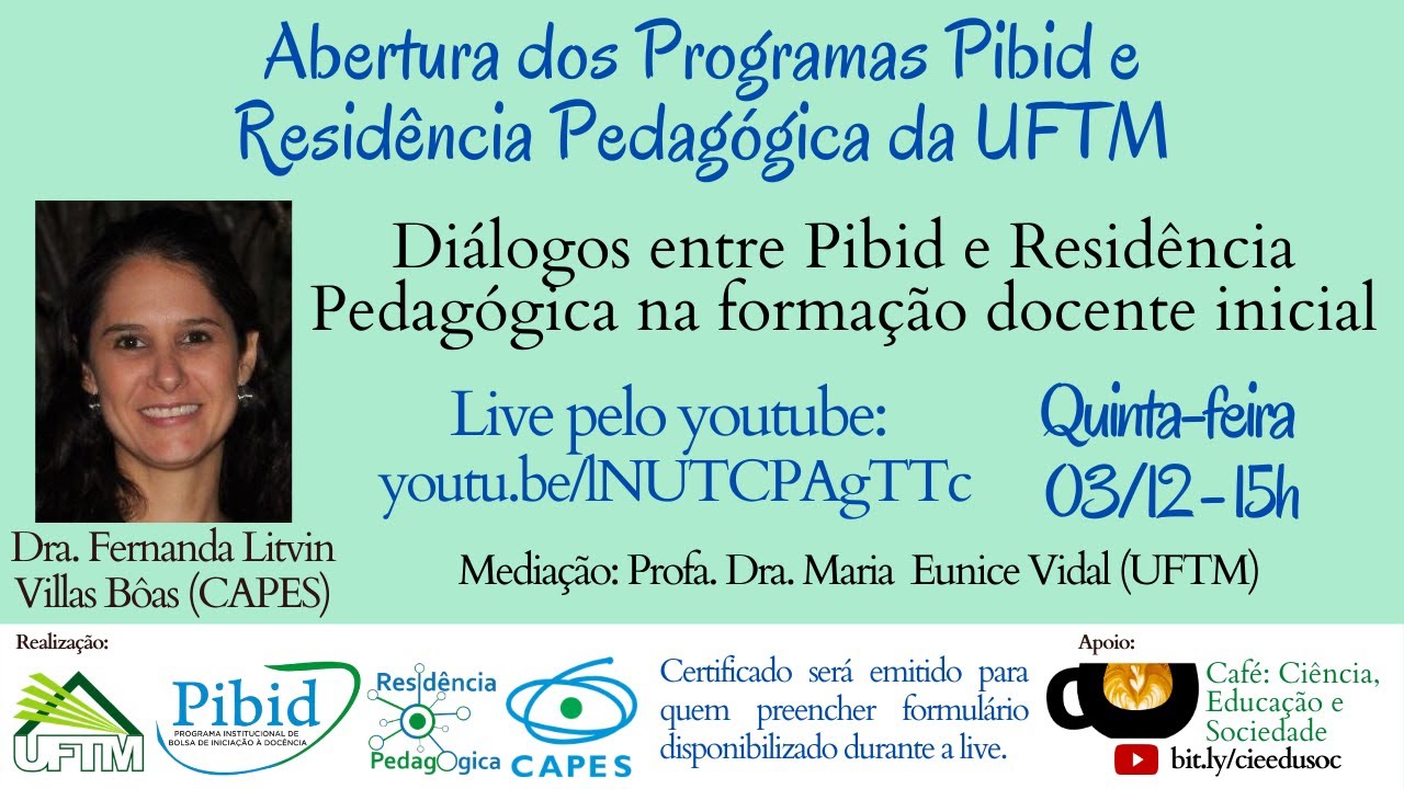 03-12-2020 - 15h - Diálogos entre Pibid e Residência Pedagógica na formação docente inicial #29