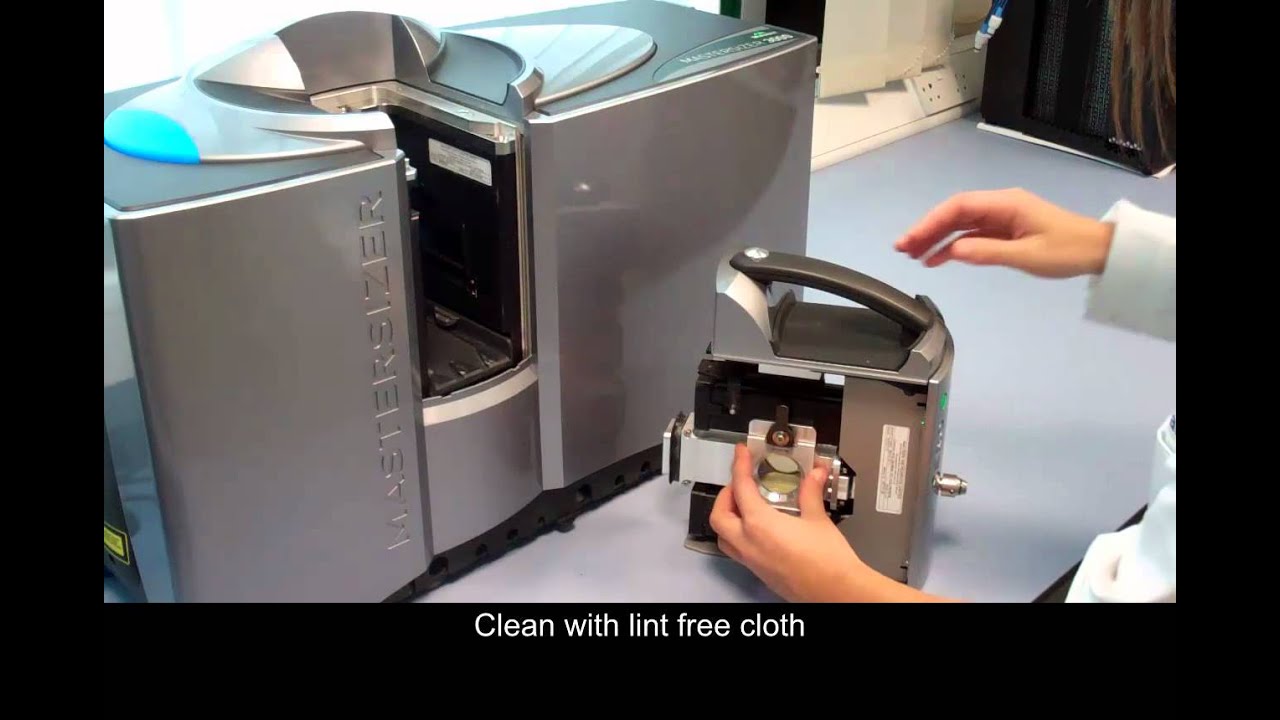 Malvern Mastersizer 3000: Cleaning cell windows
