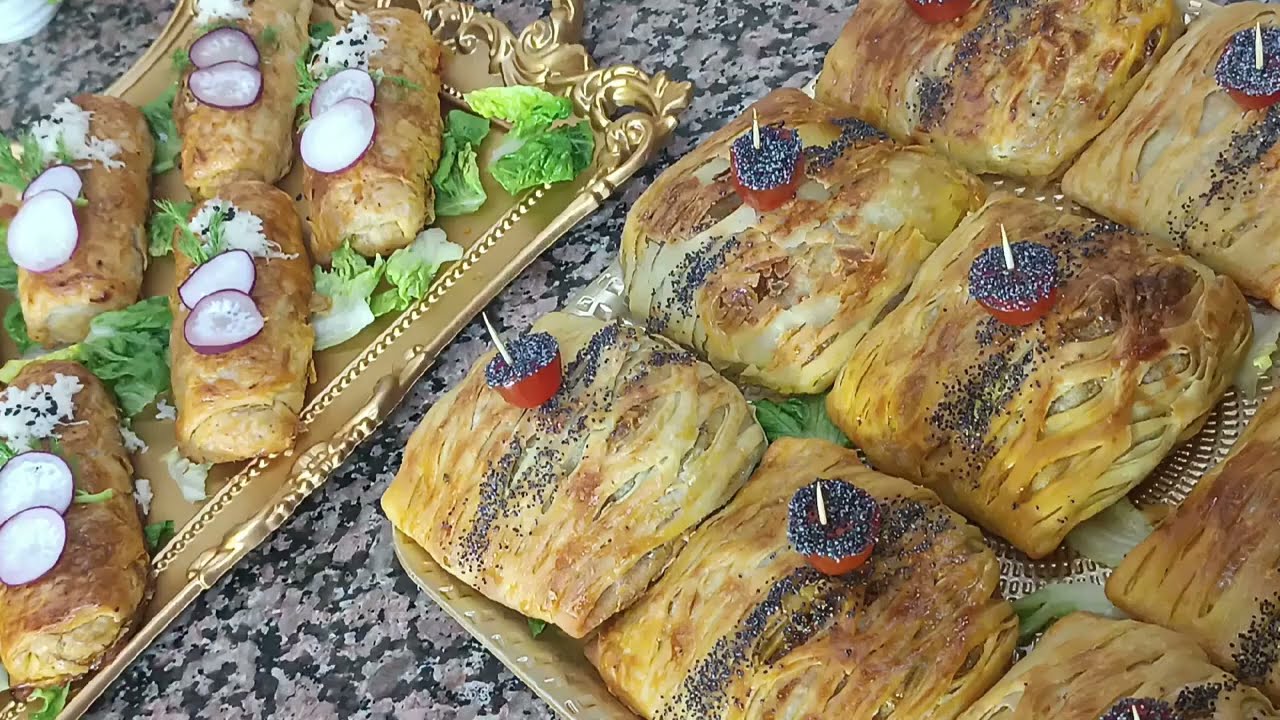 تحضيرات رمضان 🌙مسمن بريستيج 👌في الفرن بحشوة مالحة 2اقترحات و2 حشوات مختلفة 😋كتحمق بعجينة سحرية 🤗