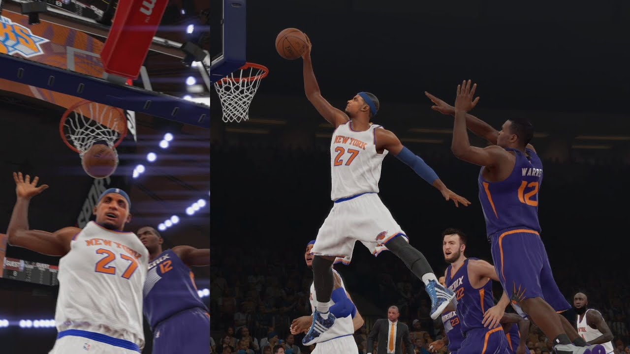 NBA 2K15 PS4 My Career - Freethrow Line Dunk!