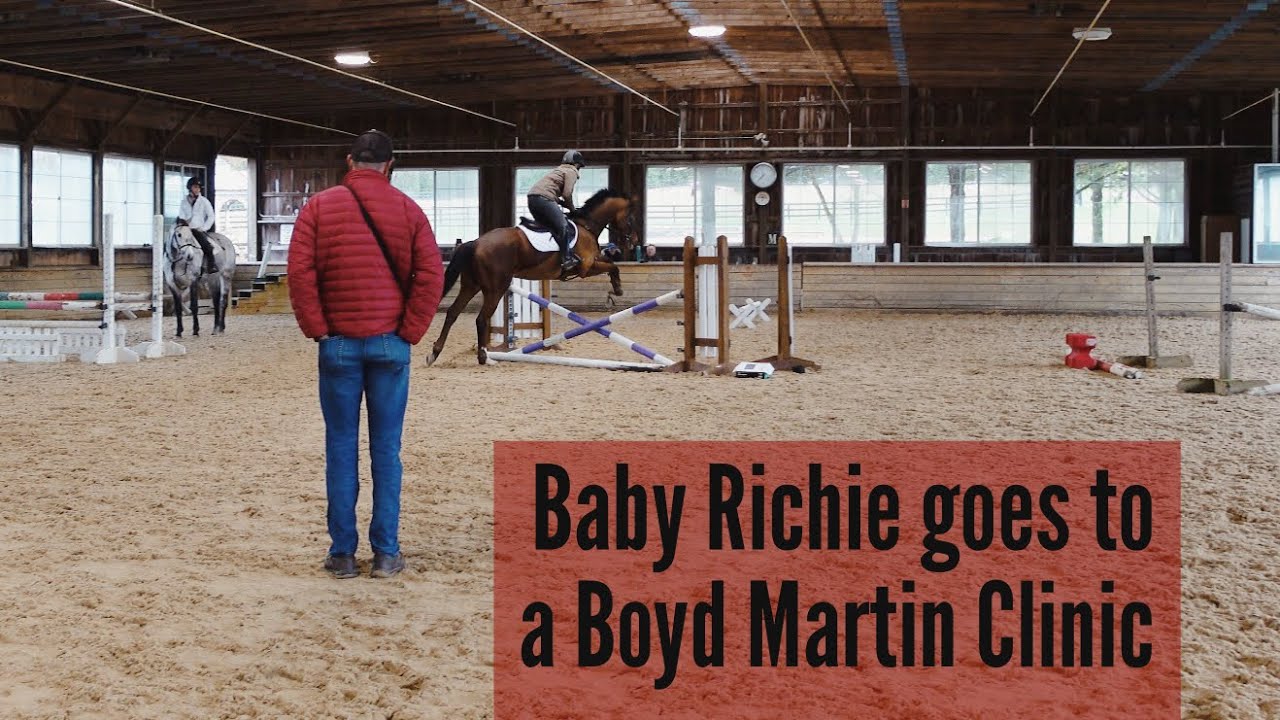 Baby Richie goes to see Boyd: Taking the 4yr TB to a Boyd Martin Clinic | Eventing Equestrian Vlog