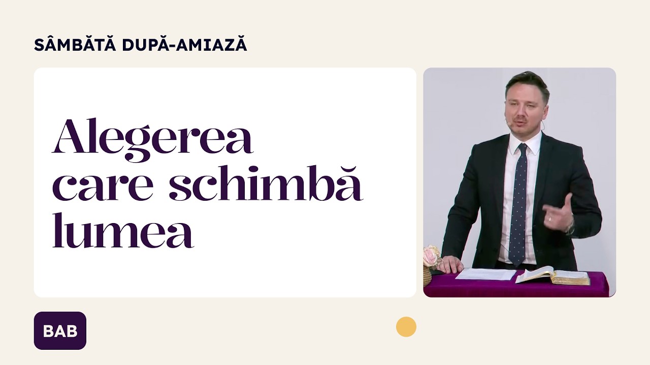 🔴 LIVE - Biserica Adventă Biblică