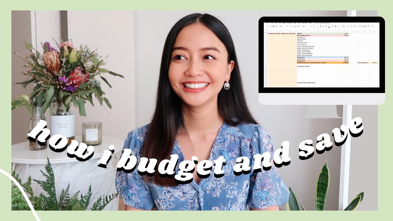 Showing you how I budget and save | How I budget with excel & how to manage your money as a beginner