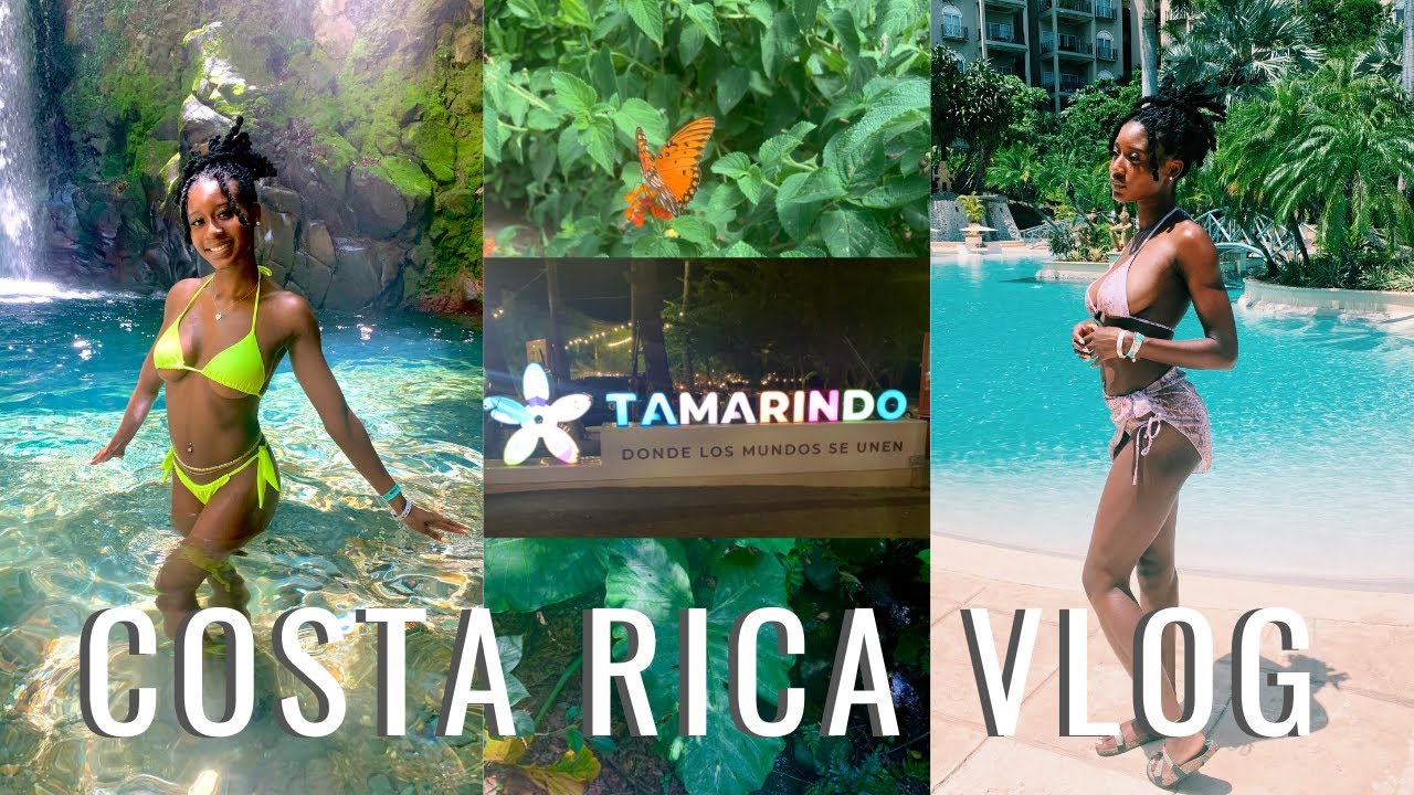 TAMARINDO, COSTA RICA TRAVEL VLOG | girls trip! | volcano hike, hot springs, + more
