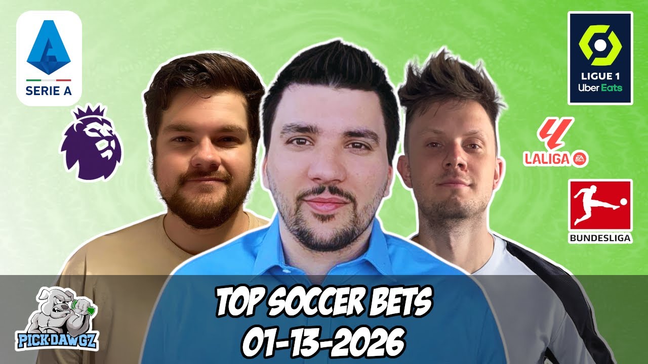 Бесплатные ставки на футбол 13.01.2026 PickDawgz On the Pitch: Премьер-лига, Ла Лига, Бундеслига,...
