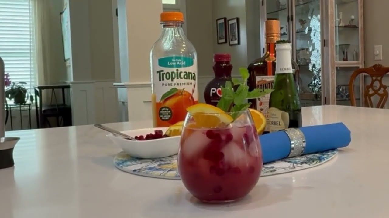 Friday at 5 Series 🍸 Pomegranate Orange Spritz