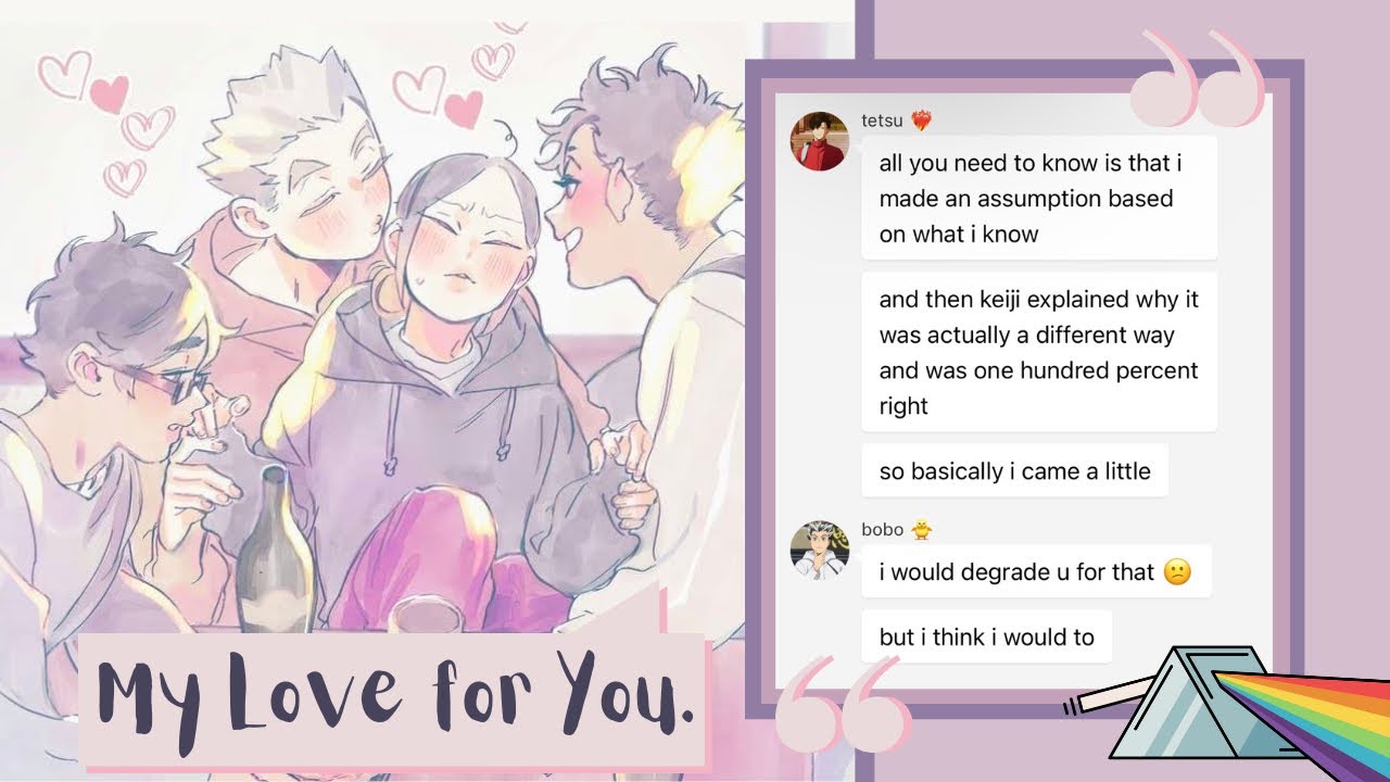 I'd Degrade You But... || BokuAkaKuroKen Groupchat || Haikyuu!! Text Chat