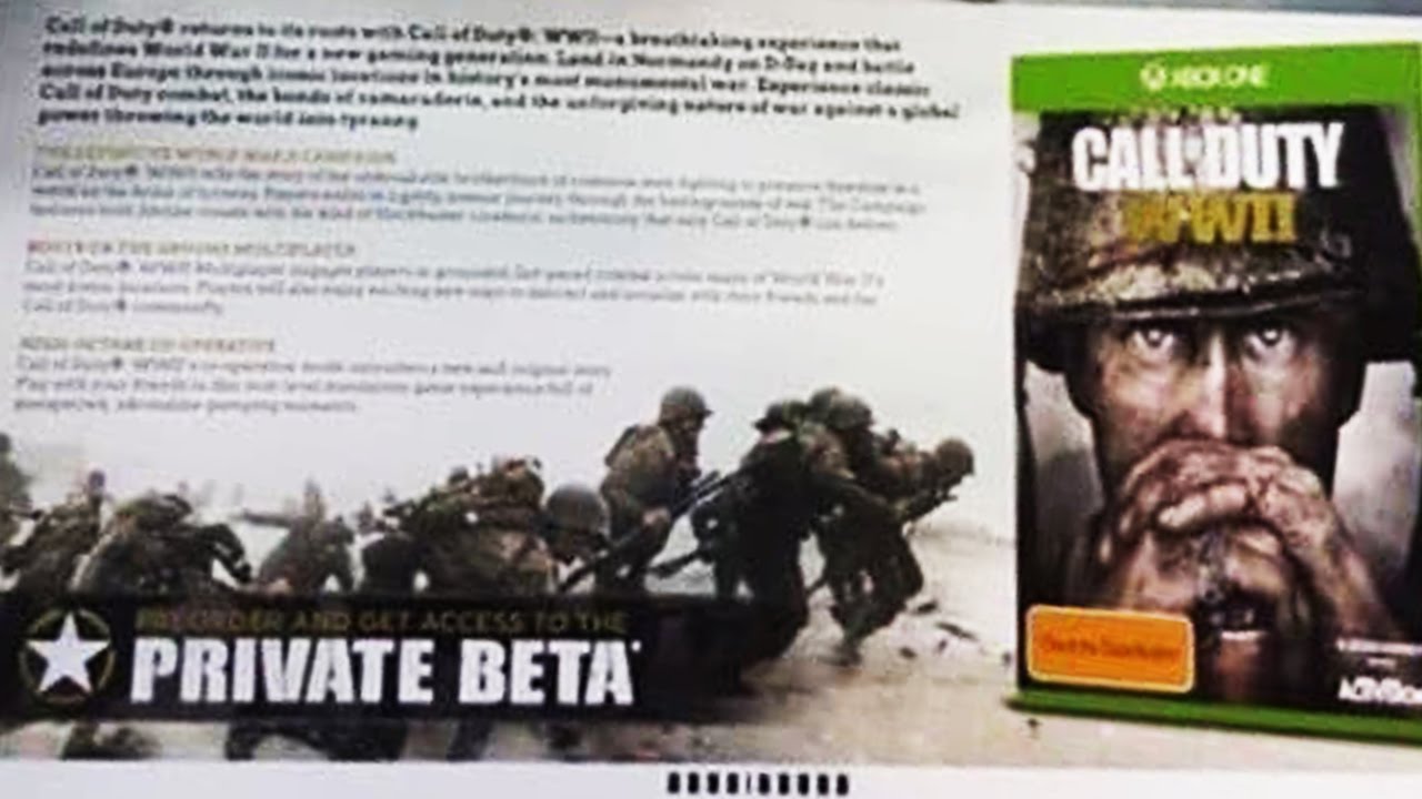 Call of Duty World War 2 MULTIPLAYER BETA LEAKED!