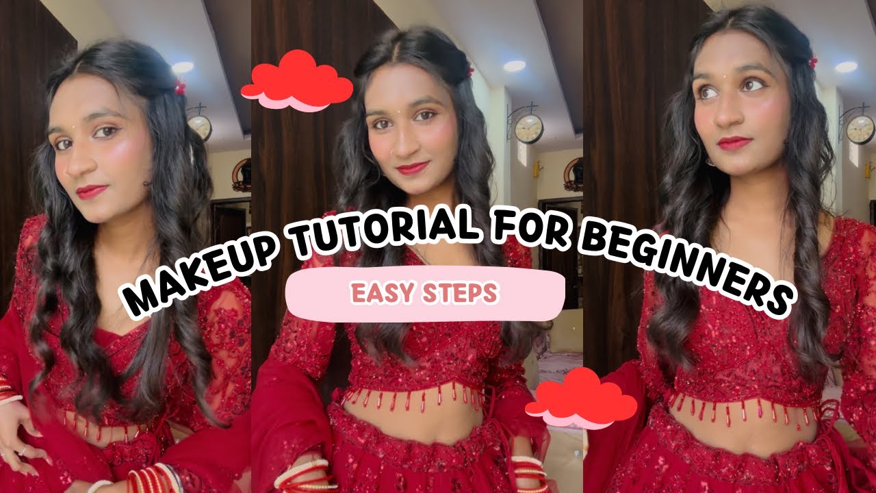Full party makeup tutorial in just 5 minutes❤️#ytshorts #makeup #makeuptutorial #trending 