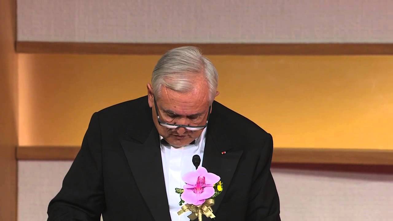 Mr. Jean-Pierre Raffarin's comments at the 2013 Awards Ceremony【Official Video】