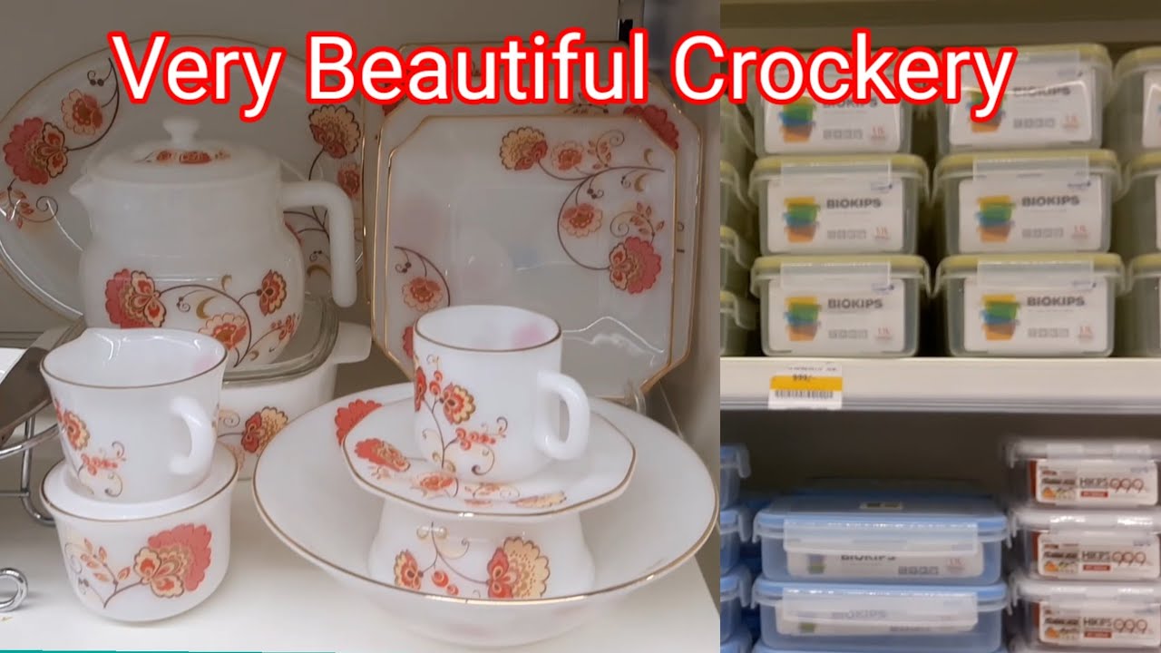 Beautiful Crockery & Kitchenware Items \ Crockery set \ Crockery price \Easy Cooking With Mishkaat