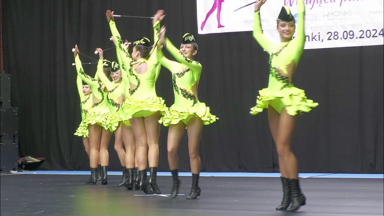 Majorettes 'MIRAŻ' - Wronki / Mażoretki | mini baton junior | Wirująca Pałeczka - Wronki 2024