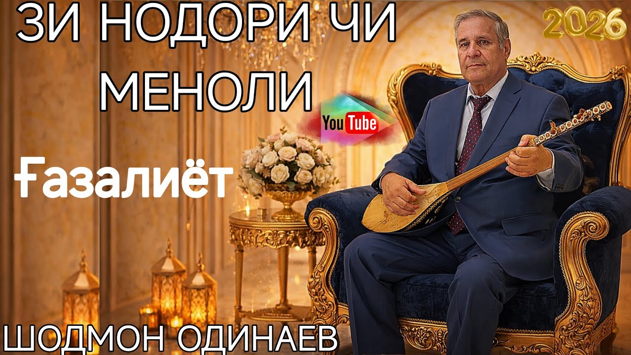 ШОДМОН ОДИНАЕВ Зи Нодори Чи Меноли ғазалиёт нав баҳри фароғати шумо мухлисон гуш кн роҳат нав 2026