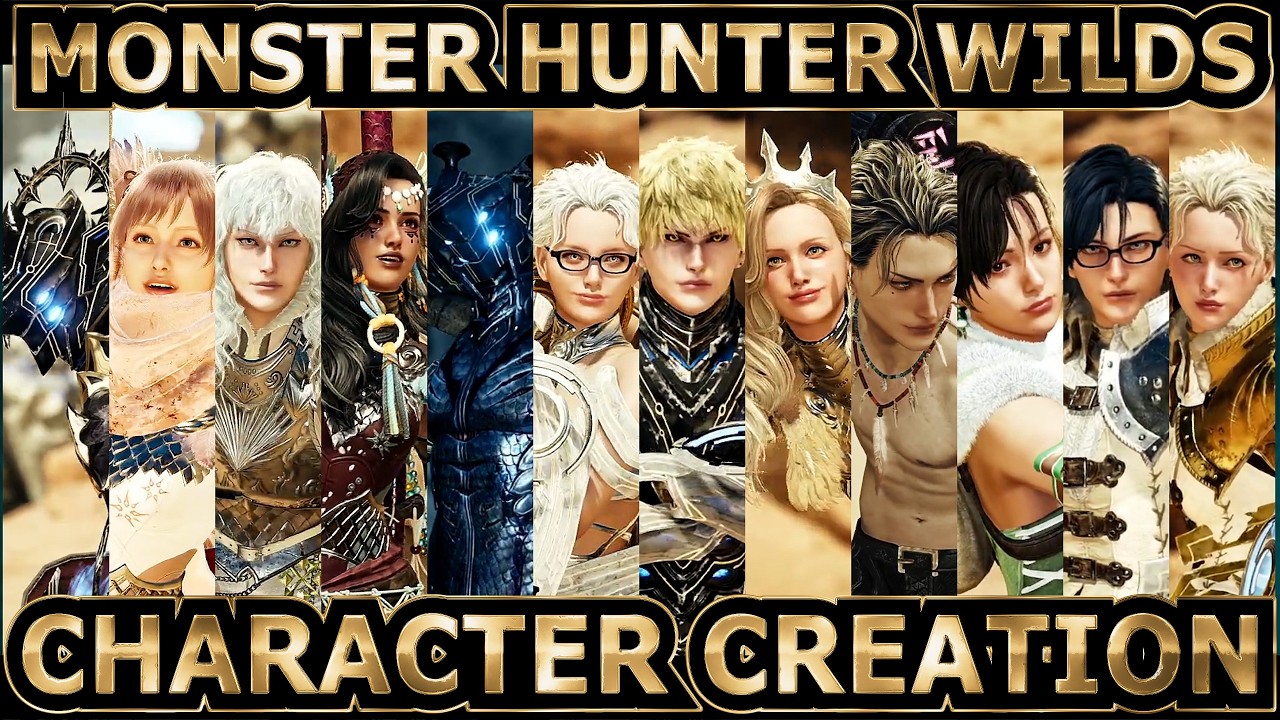 【モンハンワイルズ】祝謡の儀 美男美女12選 重ね着コーデ＆キャラメイク Monster Hunter Wilds - Character Creation＃モンハンワイルズ #モンハン重ね着