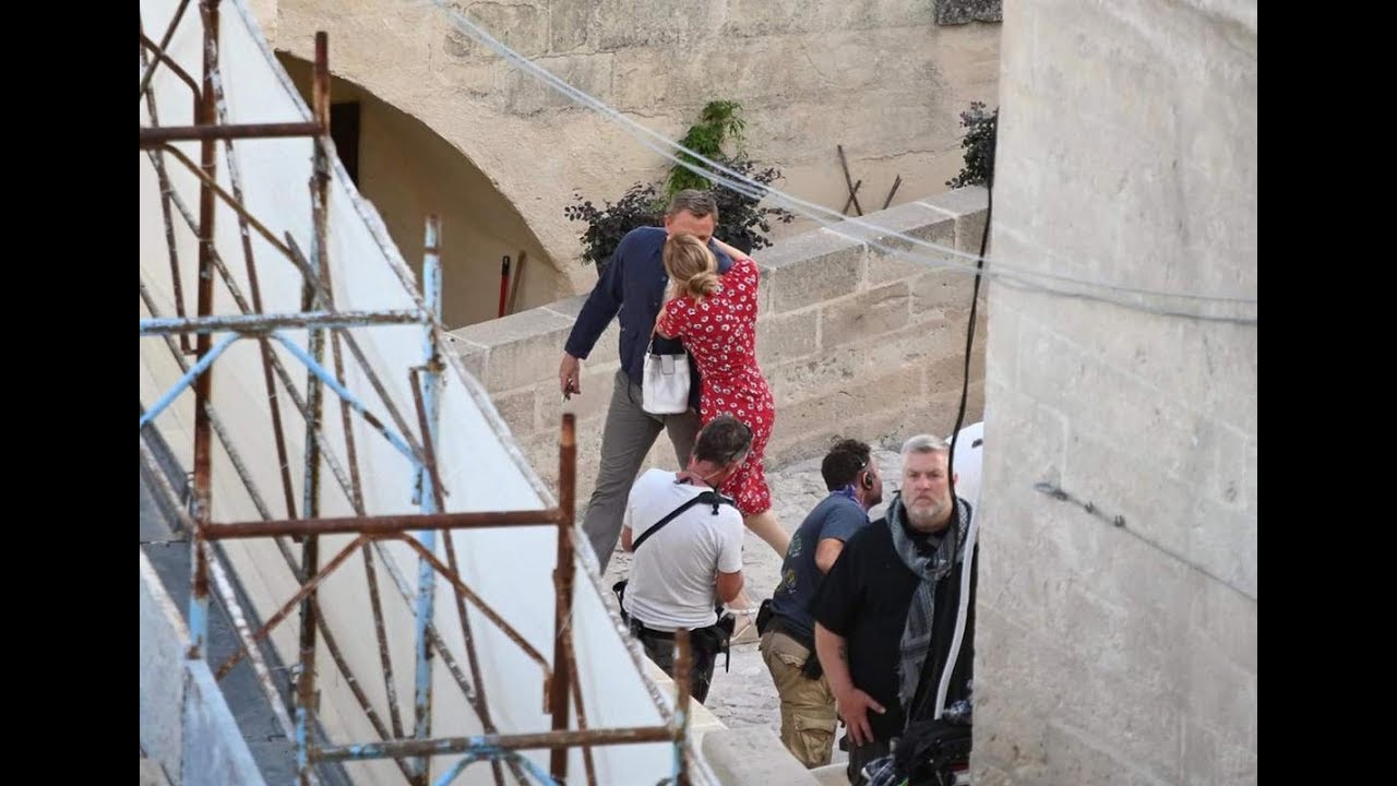James Bond - No Time To Die: Aston Martin DB5, Daniel Craig, Léa Seydoux in Matera, Italy