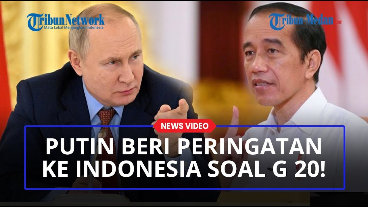 Rusia Beri Peringatan Bila Indonesia Coret Negaranya dari KTT G20: Tak Akan Mengatasi Masalah!