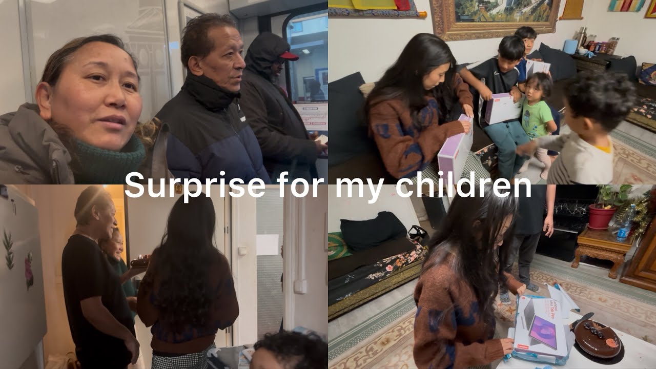 24 November 2025 surprise for my children #soldes #tibetan #tibetandance #surprise #children #happy 