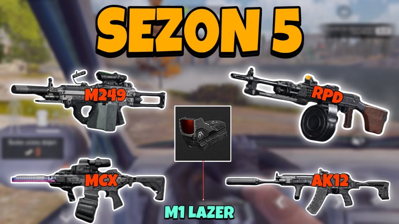 Sezon 5 Test Ettim 🔥Yeni Silahlar M249,MCX,RPD,AK12 ve Araçlı Harita Maden🔥Arena Breakout