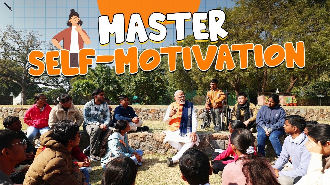 PM Modi&rsquo;s life lessons on self-motivation | Pariksha Pe Charcha #PPC2025