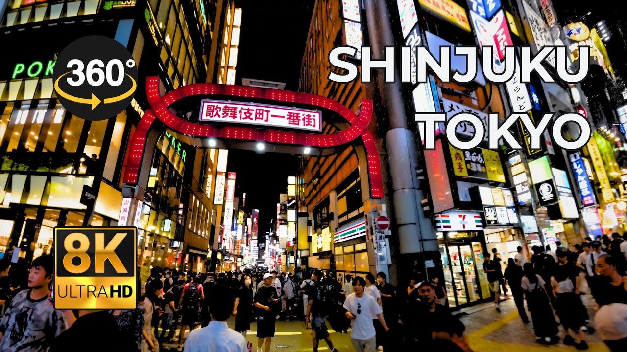 Shinjuku, Tokyo, Japan | 360º 8K