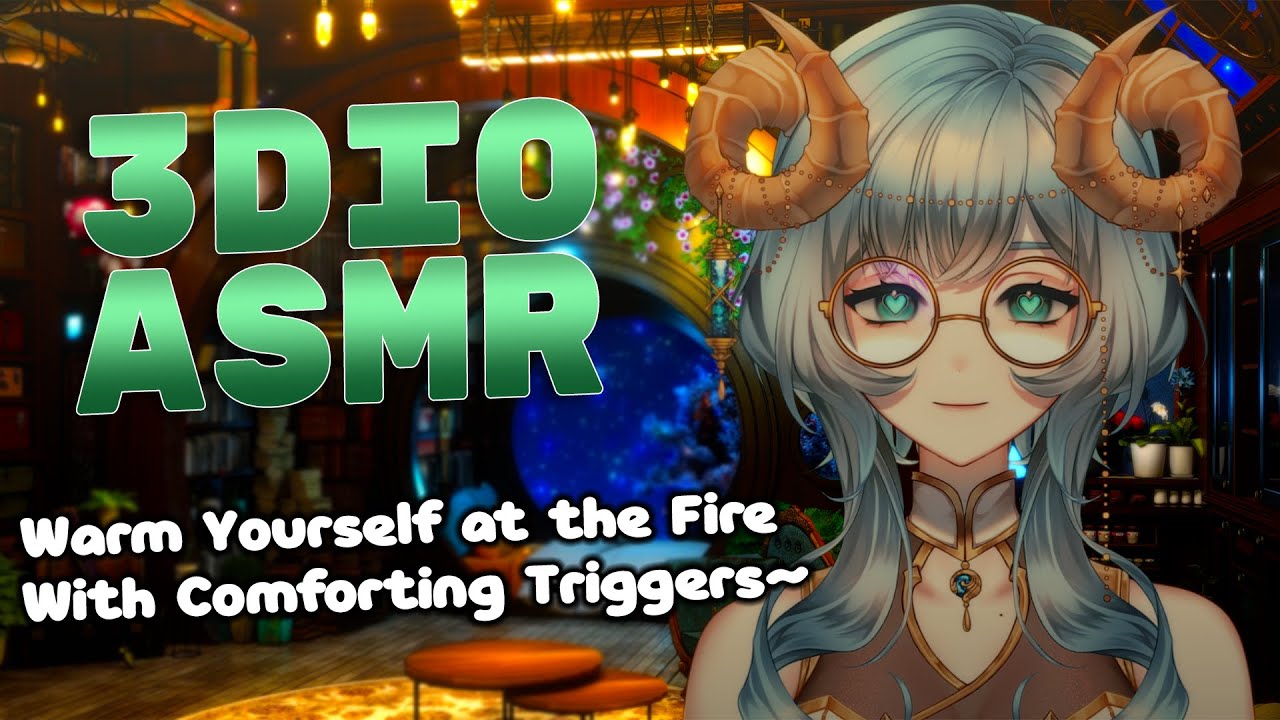 Warm Yourself at the Fire With Comforting Triggers~ | 3Dio ASMR
