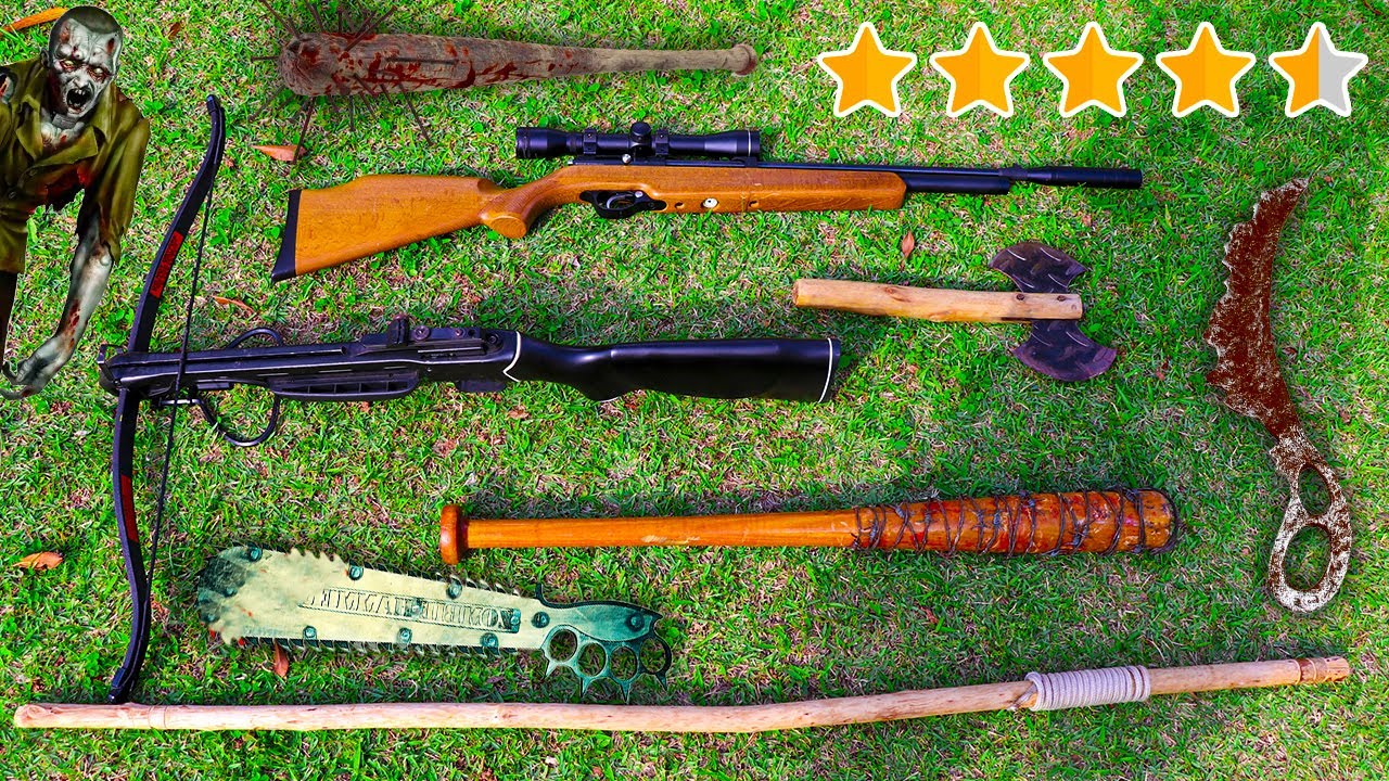 Testando as MELHORES ARMAS do APOCALIPSE ZUMBI!!