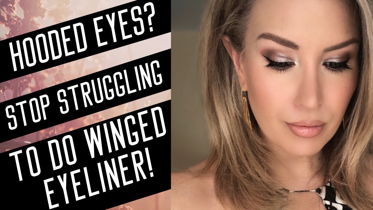 MUST SEE WINGED EYELINER TUTORIAL FOR HOODED, DROOPY EYES | Risa Does Makeup