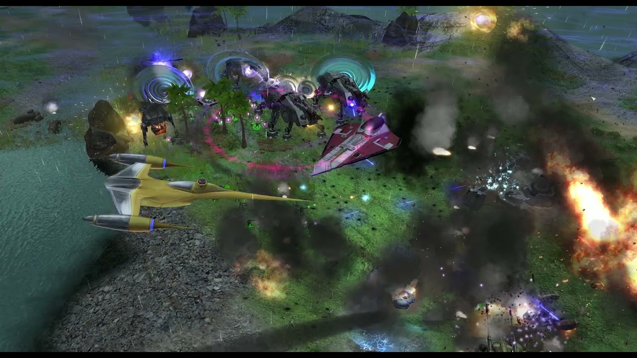 Plo Koon & Commander Wolffe Vs CIS outpost on Garos IV