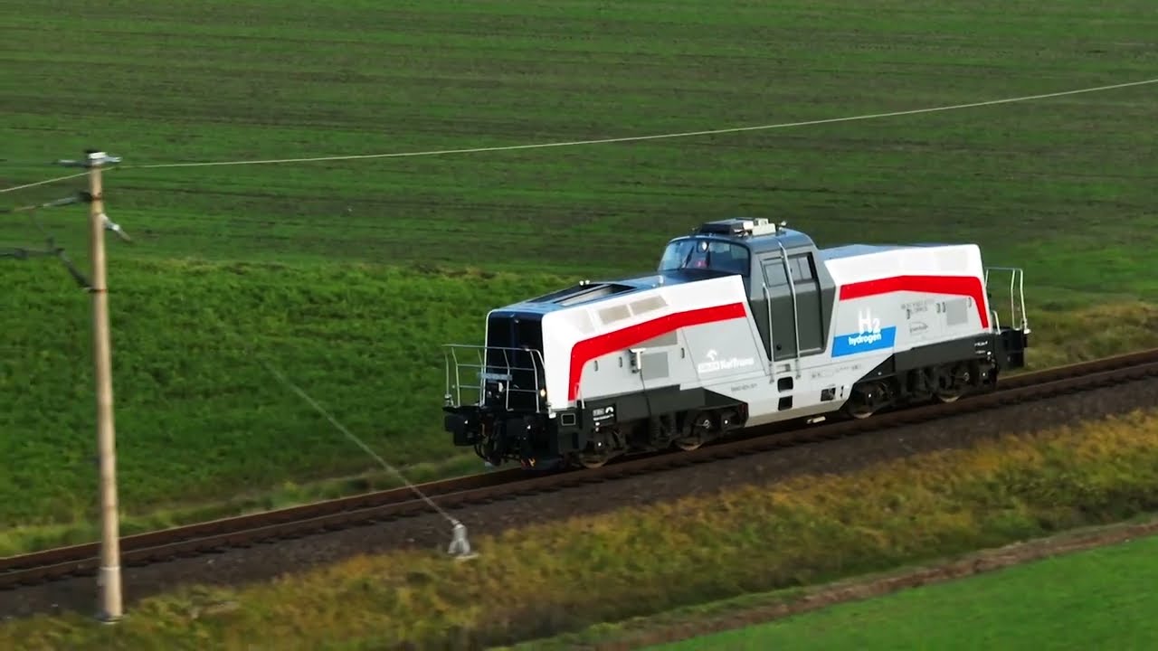 Lokomotywa na wodór Pesa H2 Loco - testy na torze