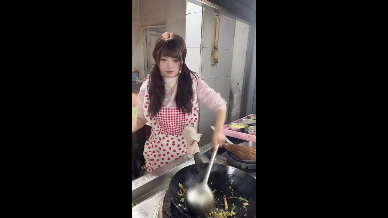 ⚡ LIVE📹 | Girl Chef Cooking Live #shorts #ChineseCooking #Cute #Food