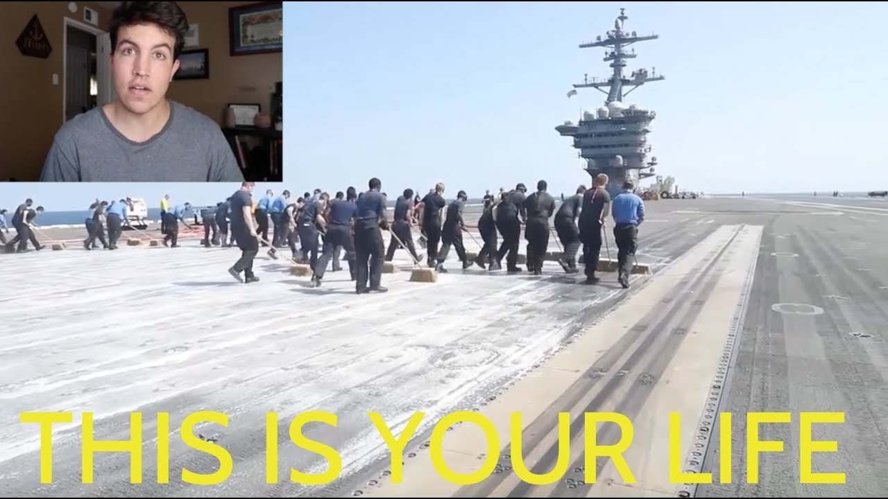 Reacting to Life Aboard US Navy USS Lincoln (CVN-72)