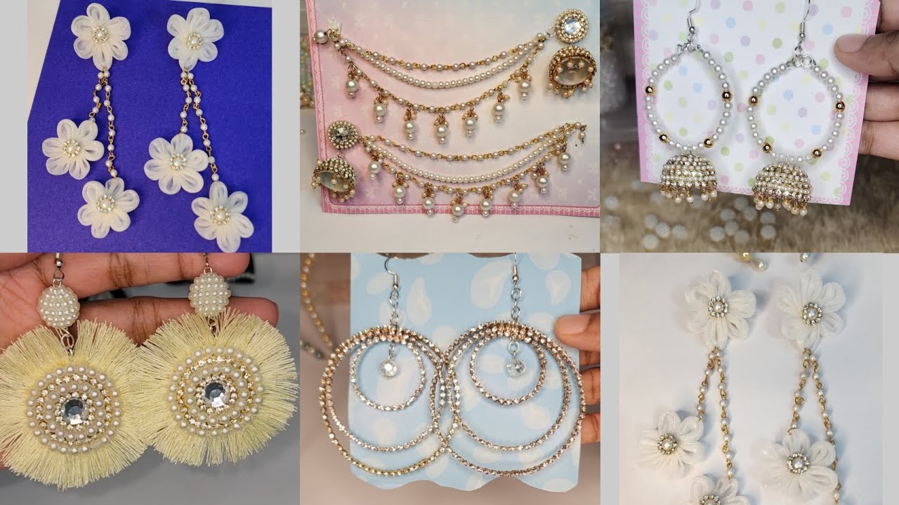 Earrings Tutorial step by step 🌸😍..#diy #youtubevideo #viral #earrings #tutorial 