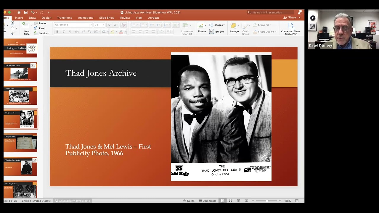 Virtual Tour: Living Jazz Archives at WP