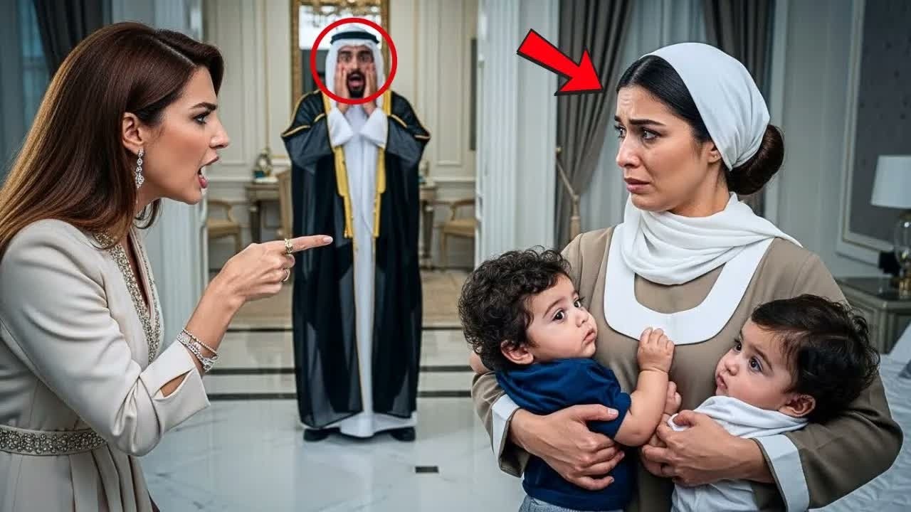 ملياردير عربي أرمل يختبئ لاختبار صديقته مع توأميه الصغار... لكن عاملة التنظيف تكتشف الحقيقة المخفية