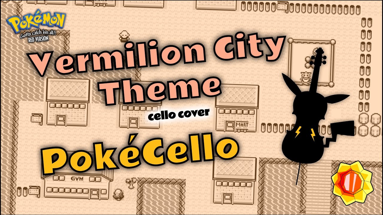 Pokemon Red and Blue Vermilion City Music Cello Cover - PokeCello