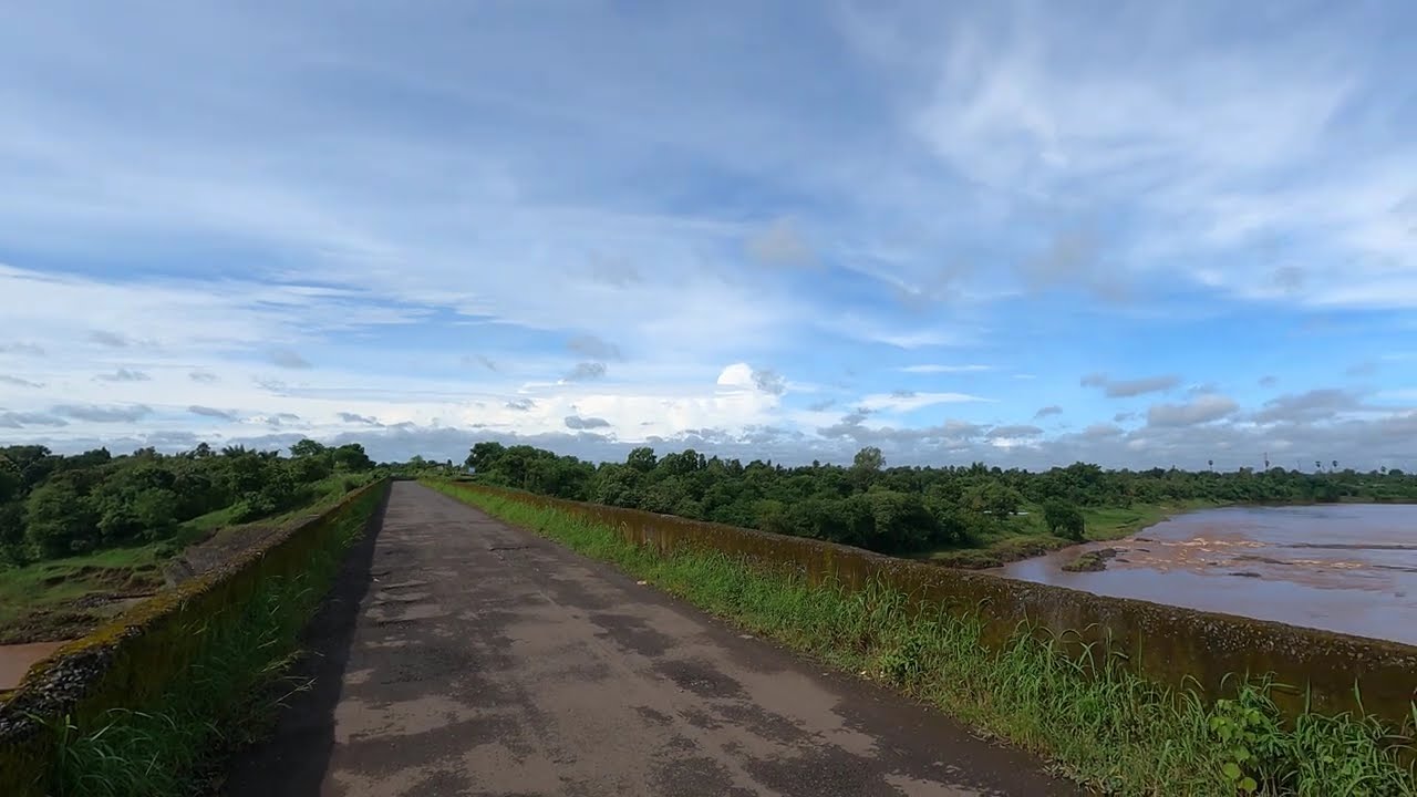 on Mahuvariya Bridge | Scenic Road Trip POV | Ride & Record