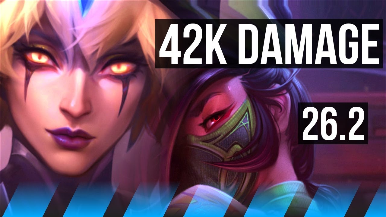 LEBLANC vs AKALI (MID) | Perfect KDA: 18/0/8, 42K damage | EUW Grandmaster | 26.2