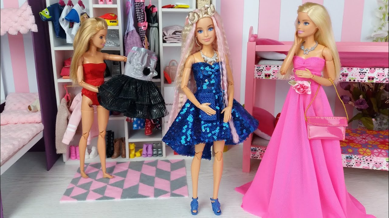 Cuatro Fabulosas Amigas Barbies - Día de Gala Para Las Amigas Barbie