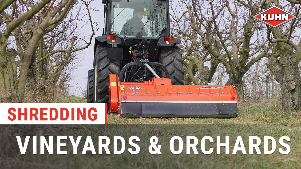 The complete range of flail mowers for vineyards and orchards | KUHN