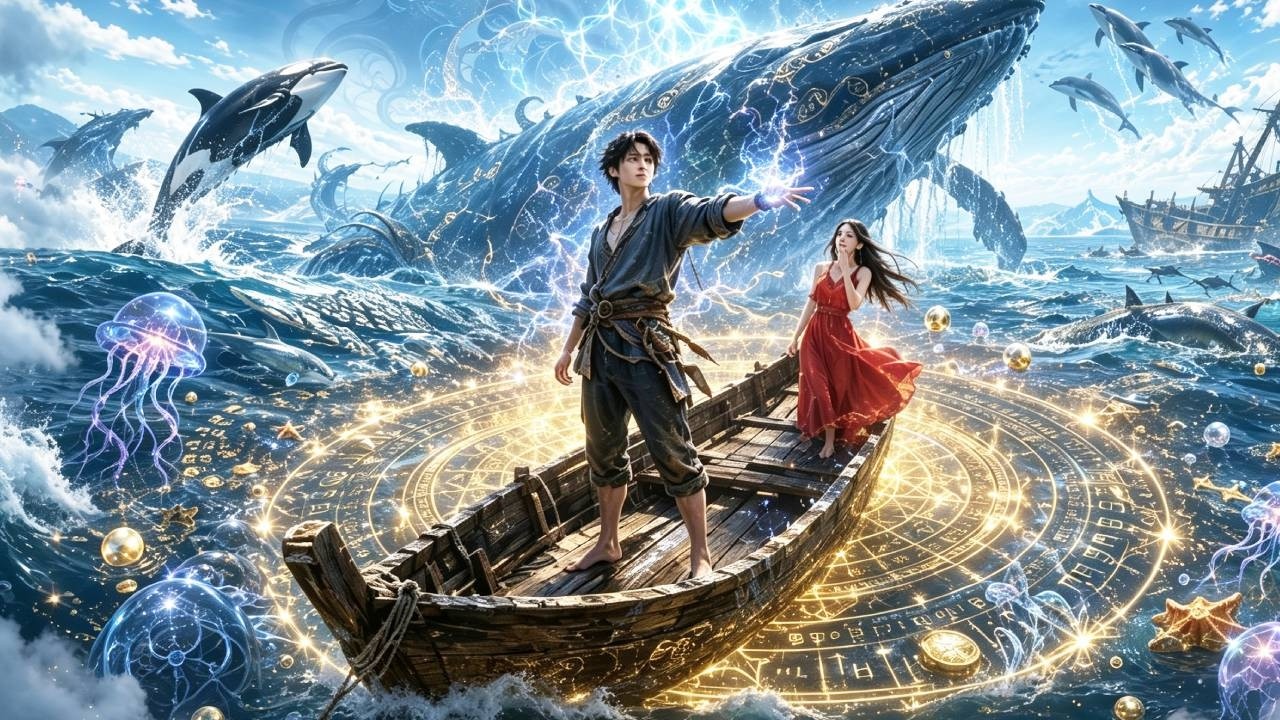 Divorced&Starving,He Awakens Godlike Power to Command Marine Beasts&Rises to Riches Overnight!