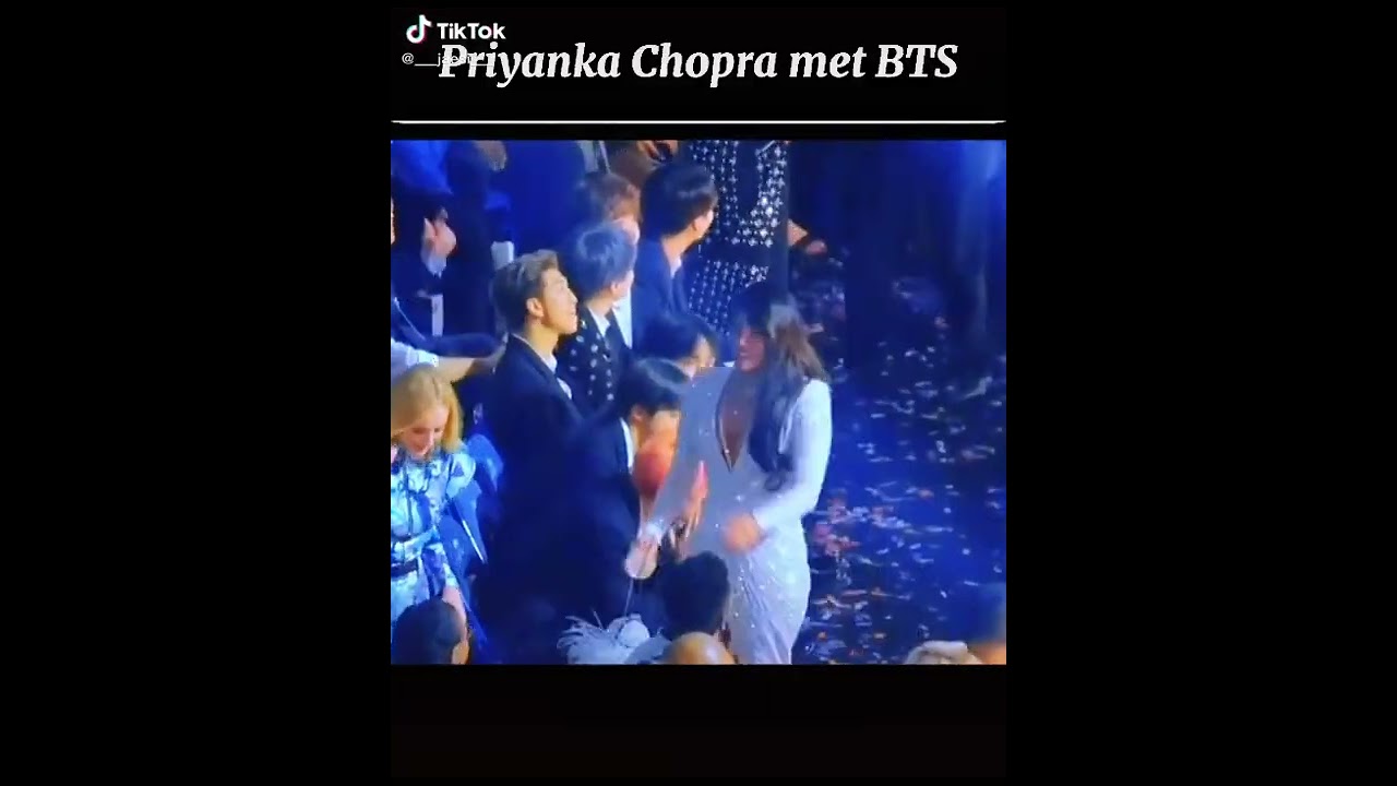 Priyanka Chopra met BTS | Priyanka Chopra &times; BTS | #shorts #priyankachopra #BTS #btsarmy #bollywood