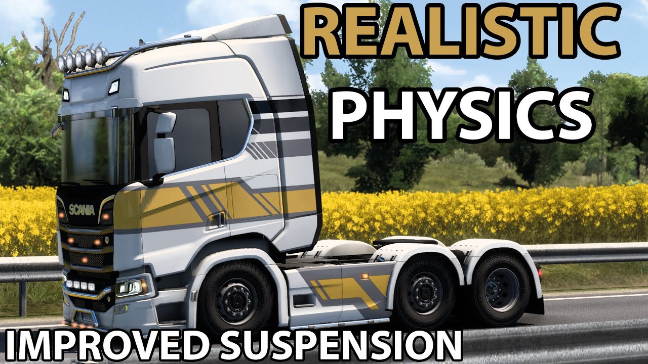 ETS2 Physics VS Realistic Physics Mod | Comparison