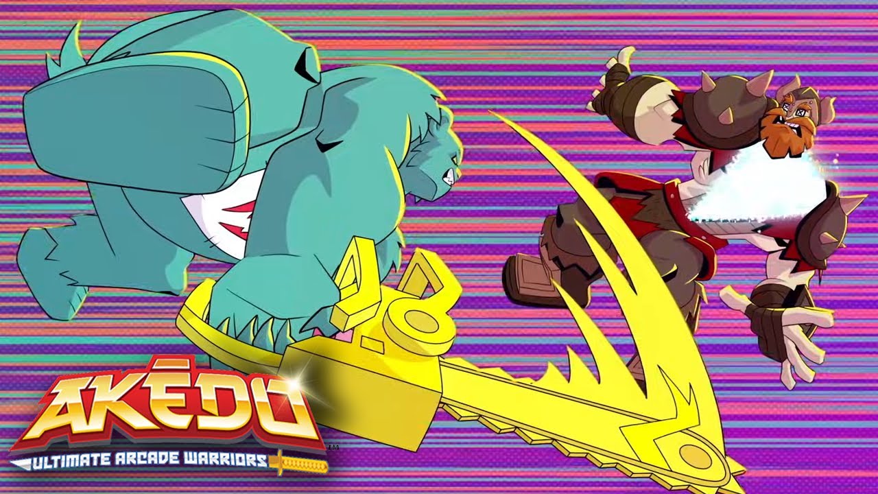 SPLIT in HALF!! 🤯 • AKEDO: Ultimate Arcade Warriors • Cartoon Movies
