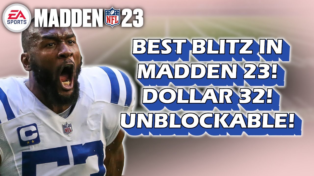 BEST BLITZ IN MADDEN 23! 2 MAN UNBLOCKABLE! - Madden 23 Tips!