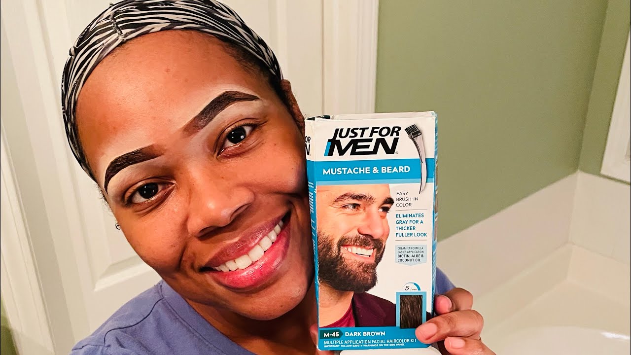 DIY Brow Tint: Just For Men Mustache & Beard Dye!