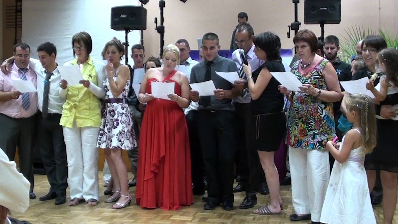 chanson personnalisee  pour notre mariage 01/09/2012