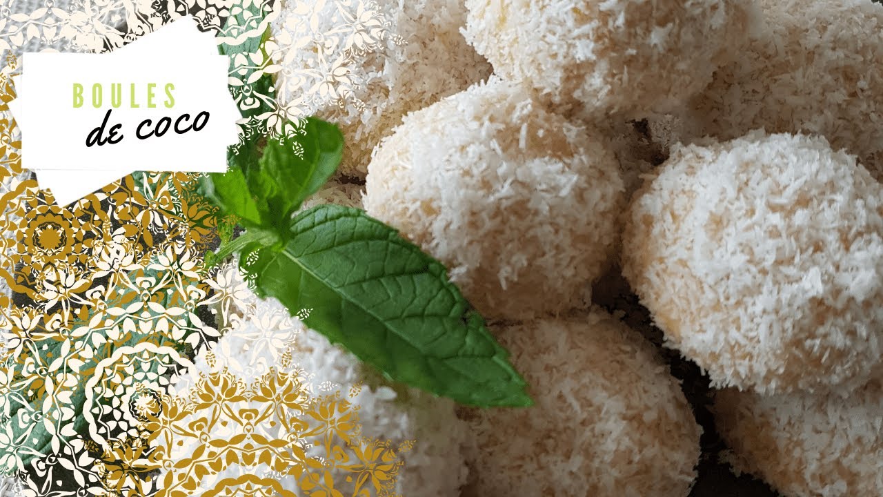 Recette de boule de coco _ gâteau oriental à la noix de coco