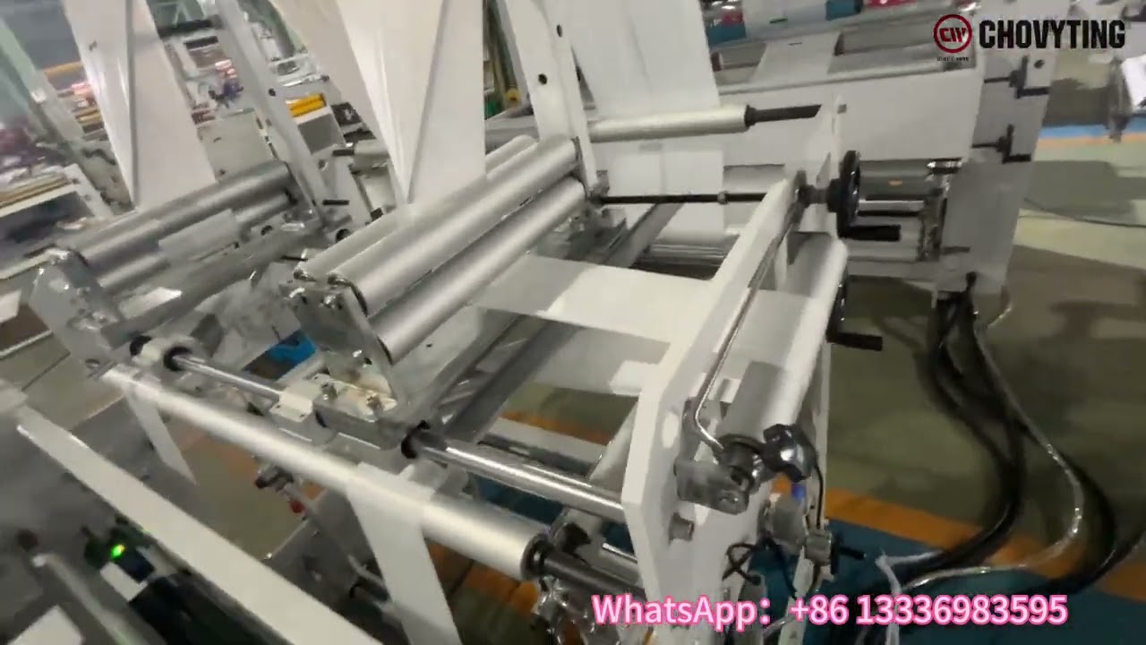 CW-1000PR+C2+ST2 S-Shape Bag On Roll Making Machine #bagonroll #plastic #plasticbag