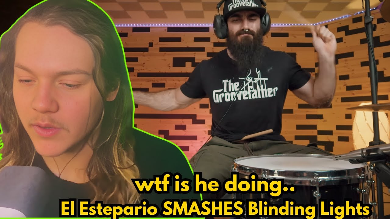 that technique tho.. |drummer reacts to El Estepario 
