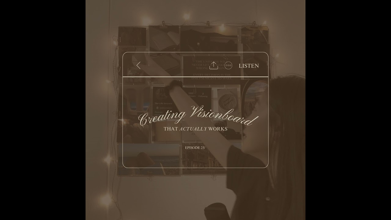Creating My 2024 Visionboard (that actually works)